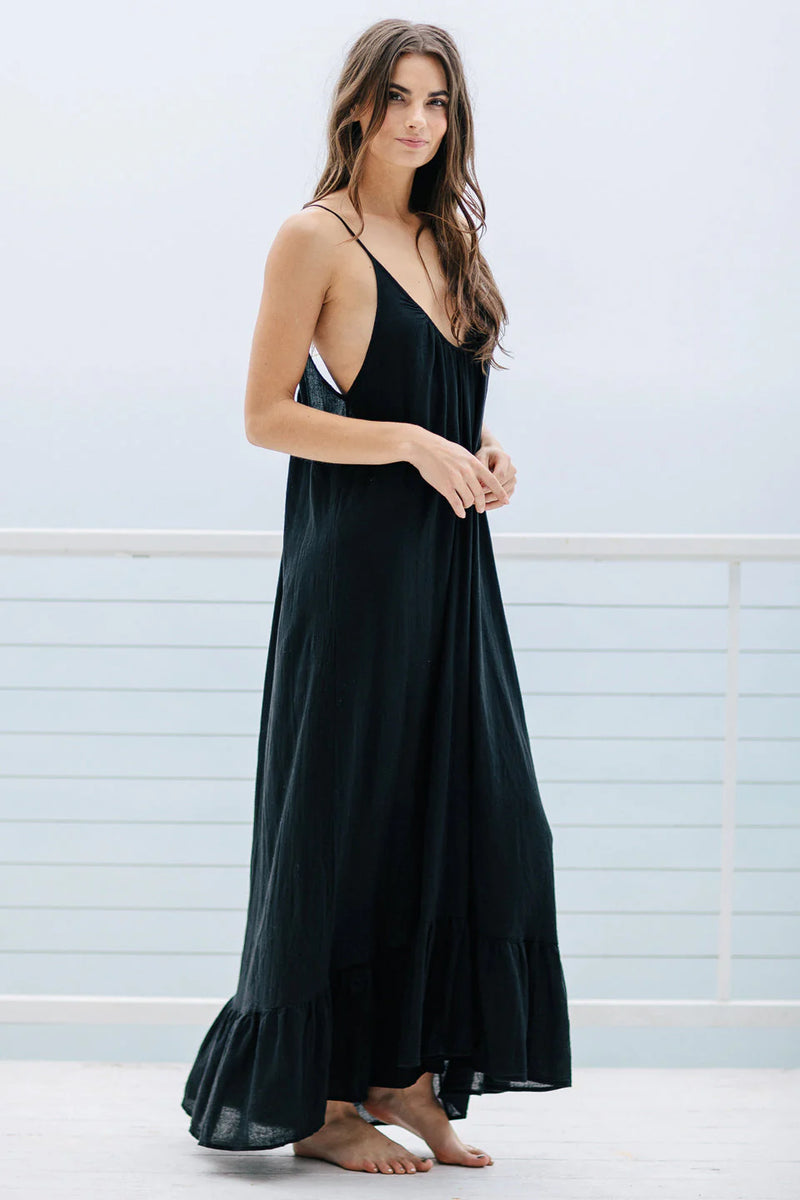 9Seed Paloma Ruffle Maxi Dress – Melmira Bra & Swimsuits
