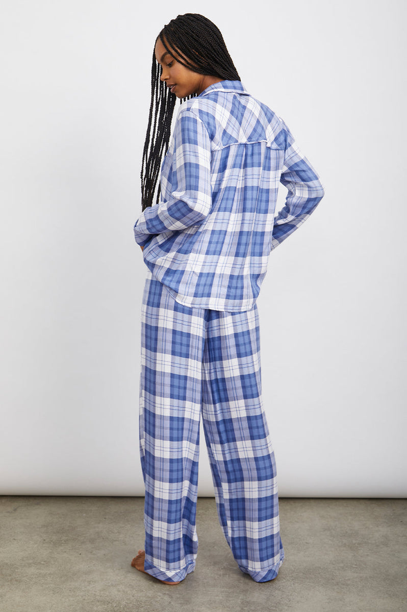 Clara checked flannel pajama set
