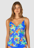Baku Rio Grande V-Neck Wrap Tankini Top