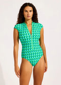 Seafolly Sorrento Zip Front Fullpiece