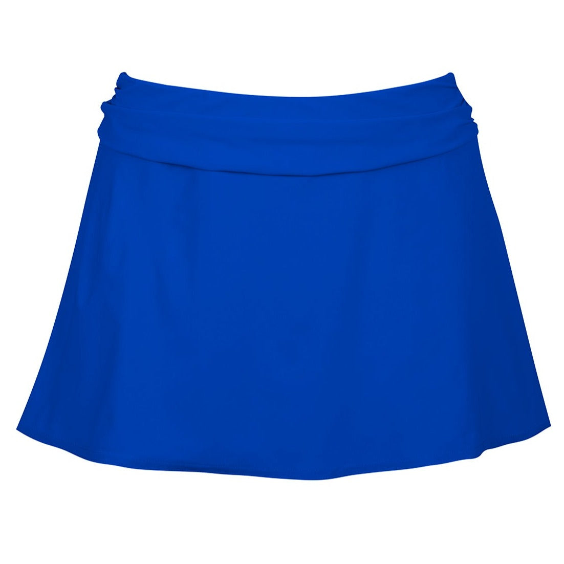 Karla Colletto Basics Ruched A-Line Mini Skirt