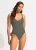 Seafolly Mesh Effect V-Neck Fullpiece