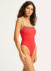 Seafolly Beach Bound Square Neck Fullpiece