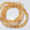 Olaeda Gemstone Triple Strand Bracelets