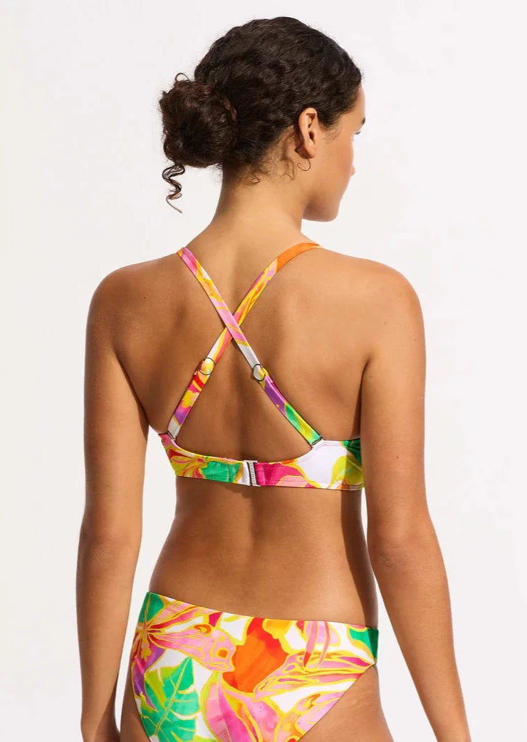 Seafolly Wonderland Wrap Front Underwire Bikini Top