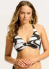 Seafolly Wavelength Wrap Front F-Cup Bikini Top