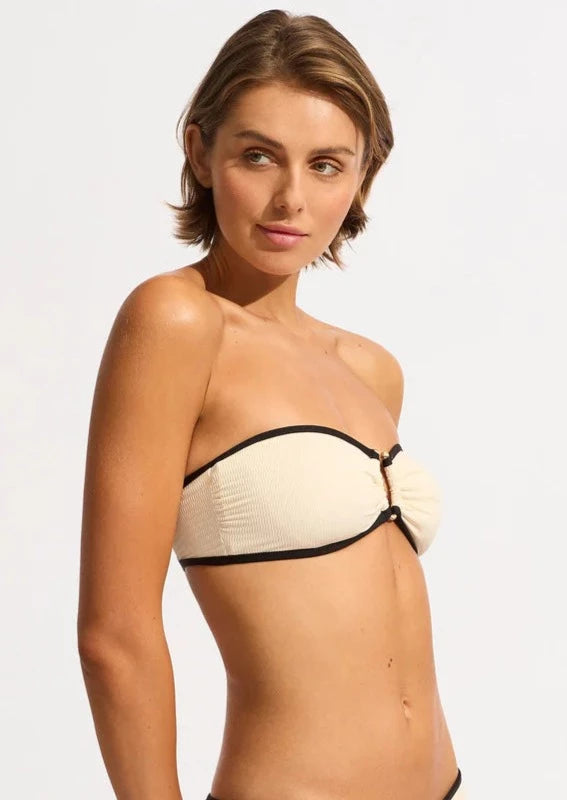 Bandeau Swimsuits for Big Busts  Strapless Swimming Costumes