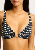 Seafolly Mala V-Neck Ring Front Bikini Top