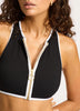 Seafolly Beach Bound Zip Front Tank Bikini Top