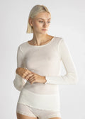 Oscalito Wool Silk Rib Long Sleeve Shirt