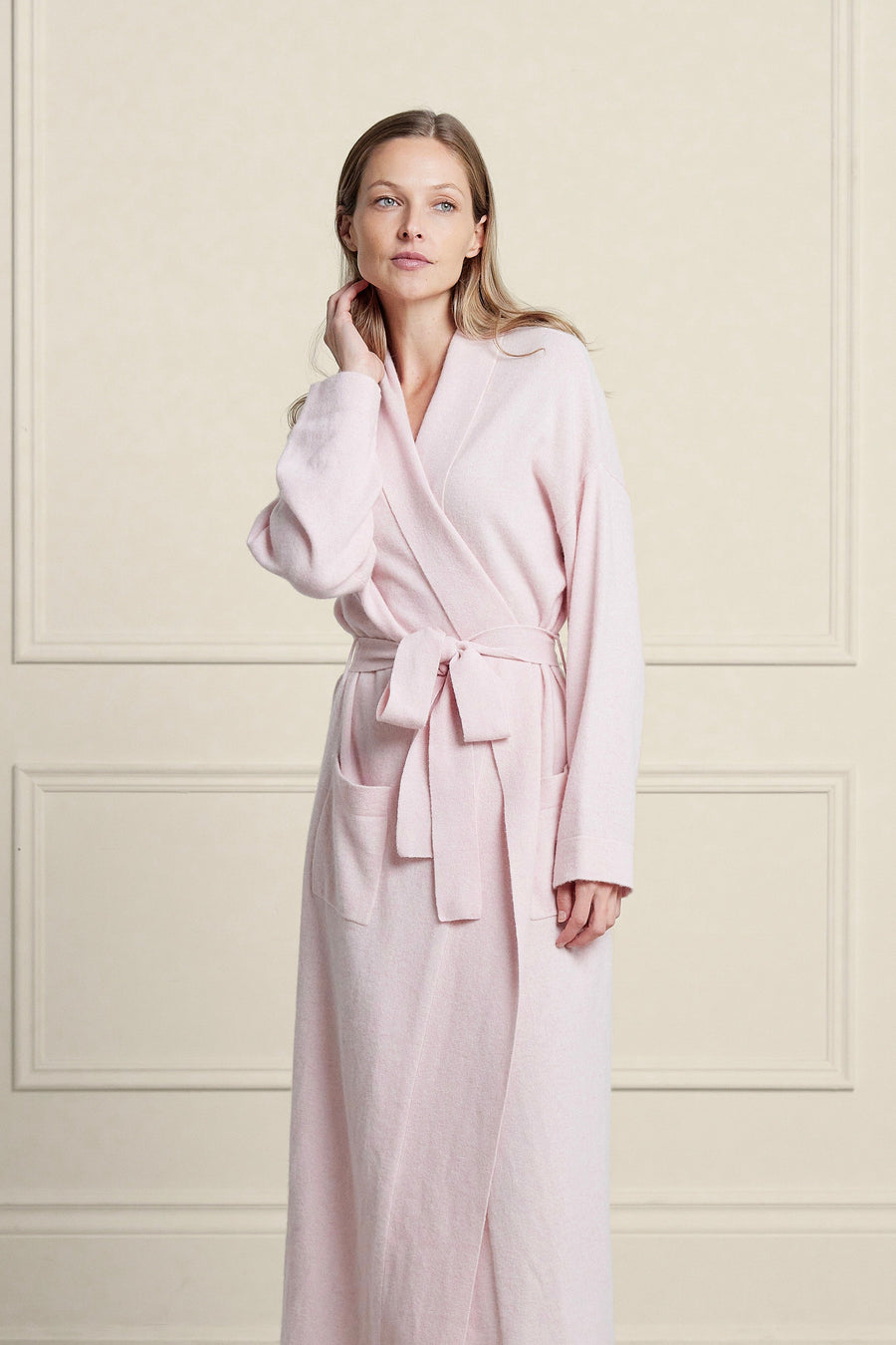 Kip Pure Cashmere Long Robe