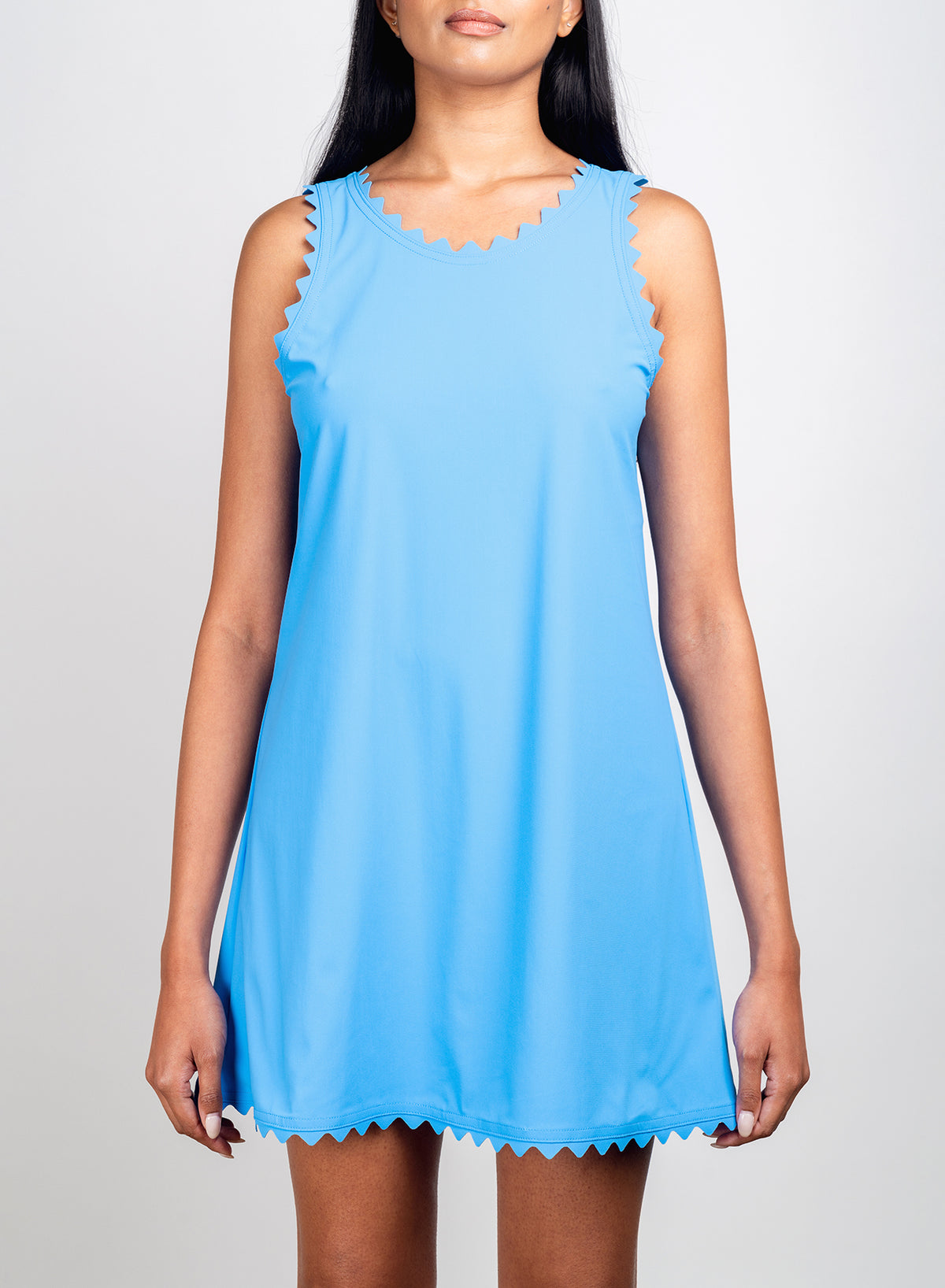 Karla Colletto Ines Round Neck Dress