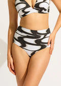Seafolly Wavelength High Waisted Bikini Bottom
