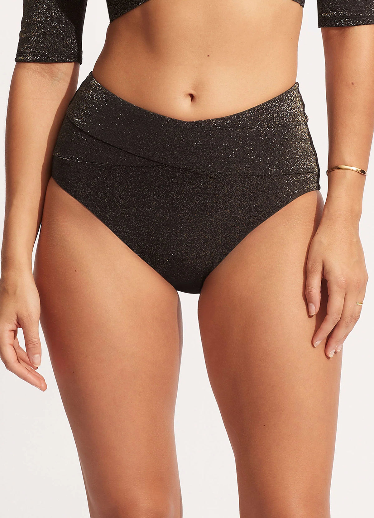 Seafolly Poolside High Waist Bikini Bottom