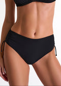 Shan Classique Mid-Rise Bikini Bottom - Black