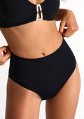 Shan Intemporel High Waist Bikini Bottom - Navy