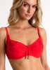 Shan Classique Underwire Bikini Top - Red Pepper