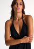 Shan Elisabeth Halter Dress - Black