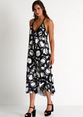 Shan Elisabeth V-Neck Maxi Dress - Luna Print