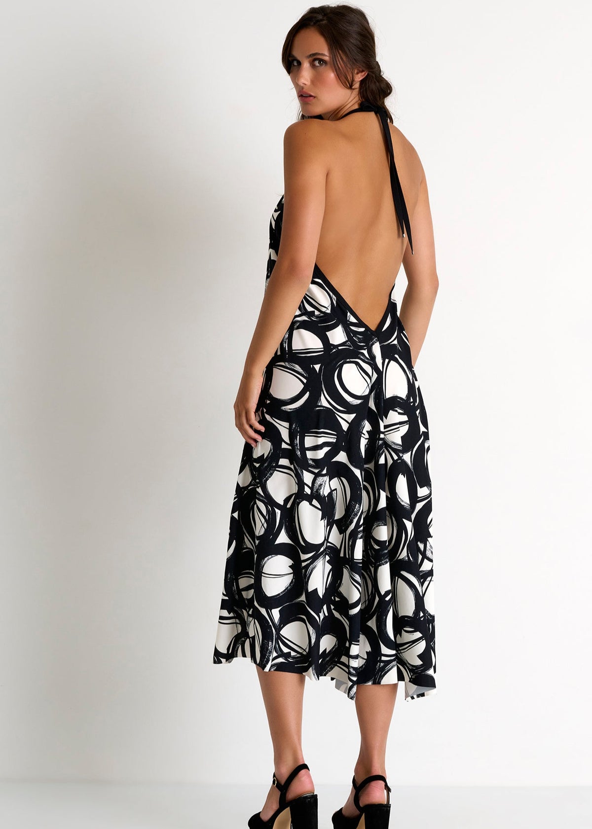 Shan Elisabeth Long Dress - Luna Print