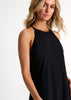 Shan Elisabeth Long High Neck Dress - Black