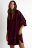 Shan Mia Mesh Tunic - Burgundy