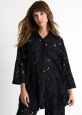 Shan Lili Lace Shirt - Black