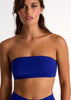 Shan Intemporel Bandeau Bikini Top - Blue Majorelle