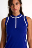 Shan Lycra Sporty Dress - Blue Majorelle