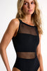 Shan Charlie Mesh High Neck Fullpiece - Black