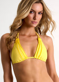Shan Charlie Tri Bikini Top - Yellow