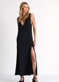 Shan Stella V-Neck Maxi Dress