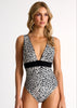 Shan Signature Plunge Fullpiece - Leo Print
