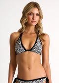 Shan Signature Tri Bikini Top - Leo Print