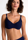 Shan Classic Balconette Bikini Top - Navy