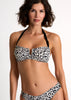 Shan Classique Bandeau Bikini Top - Leo Print
