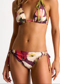 Shan Signature Hip-Tied Bikini Bottom - Magnolia