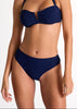 Shan Classique Mid-Rise Bikini Bottom - Navy