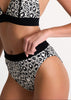 Shan Classique High Waist Bikini Bottom - Leo Print