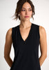 Shan Elisabeth V-Neck Short Jersey Dress - Black