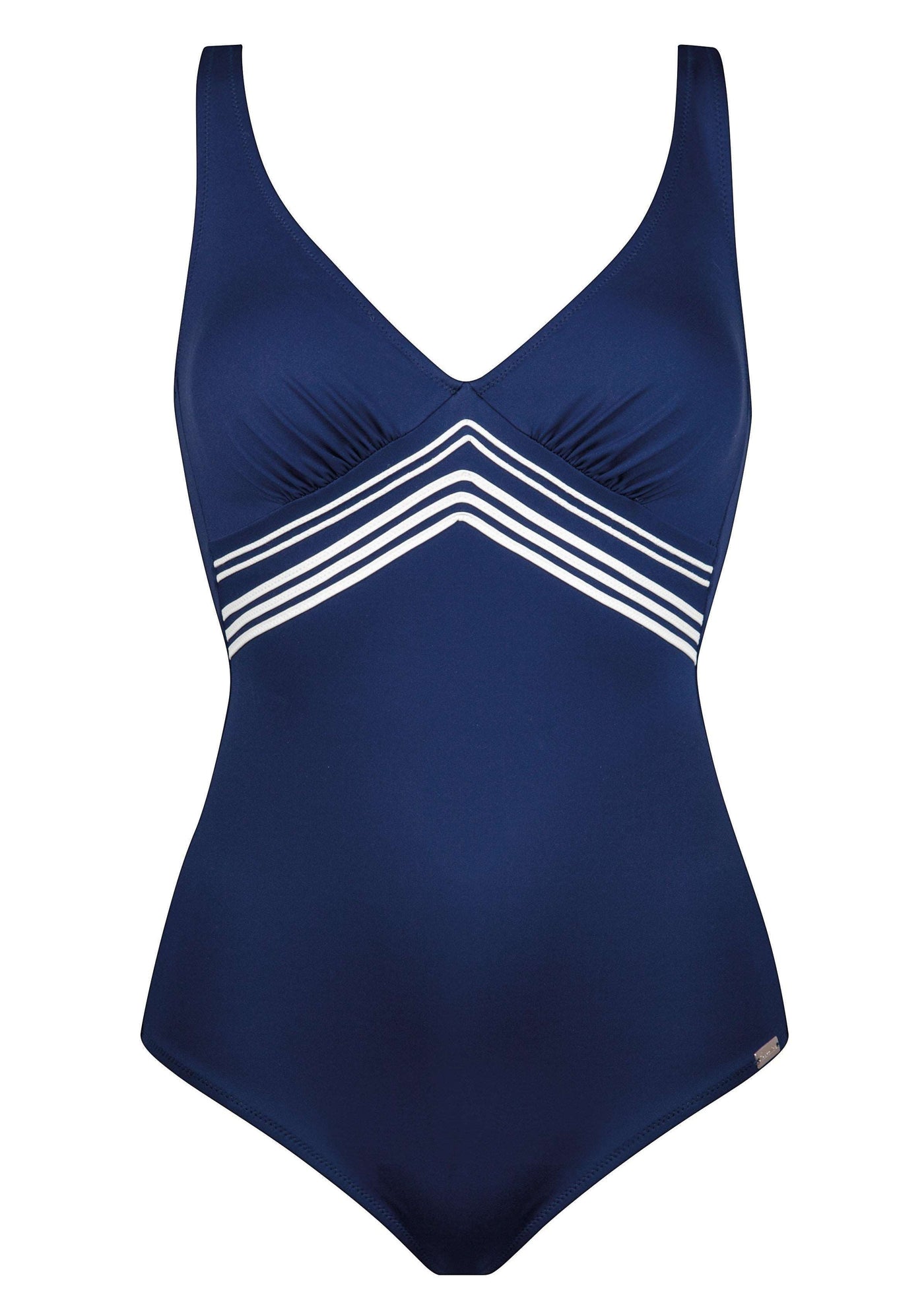 Charmline Seaside Allude V-Neck Fullpiece – Melmira Bra & Swimsuits