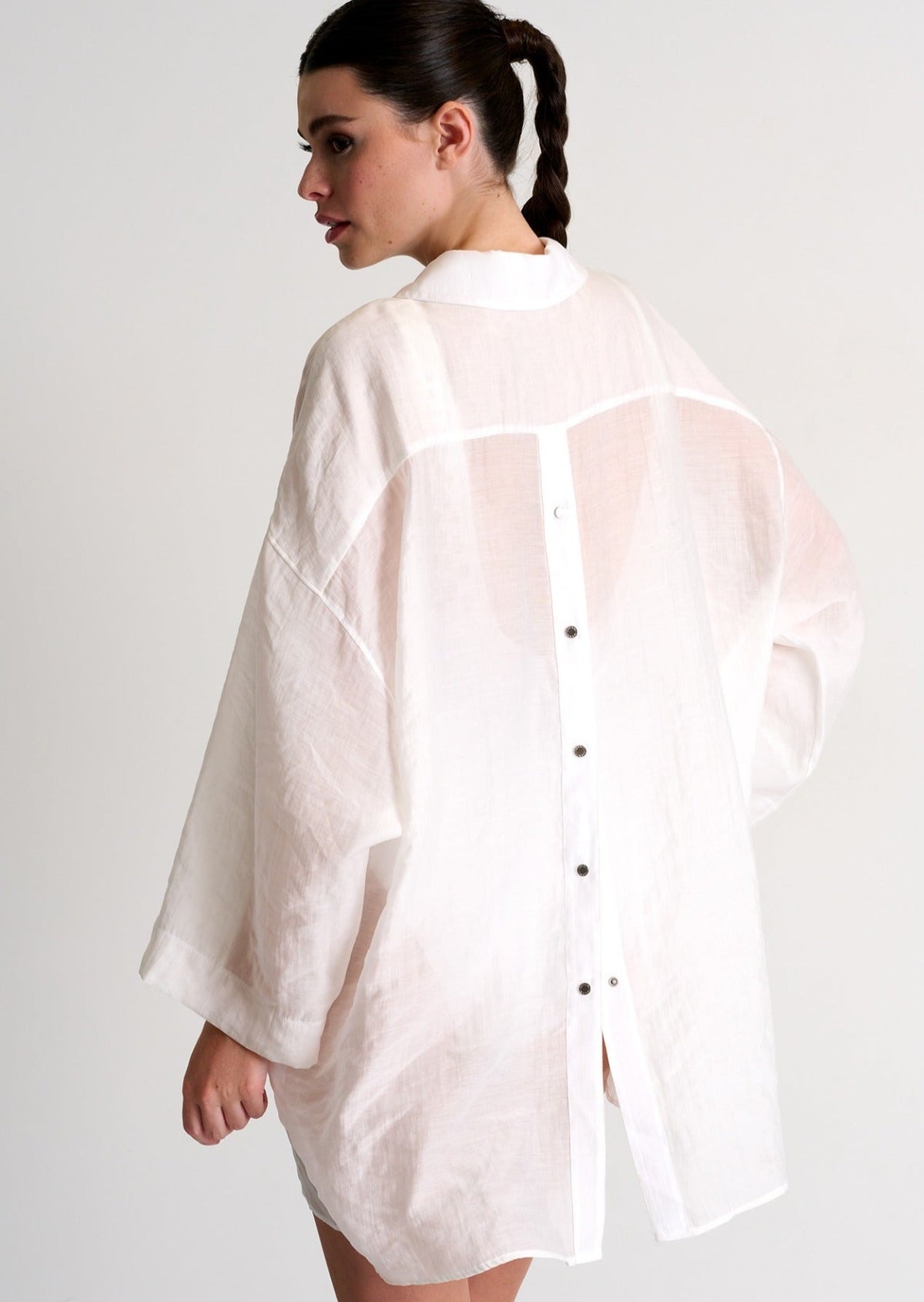 Shan Ary Oversize Shirt - White