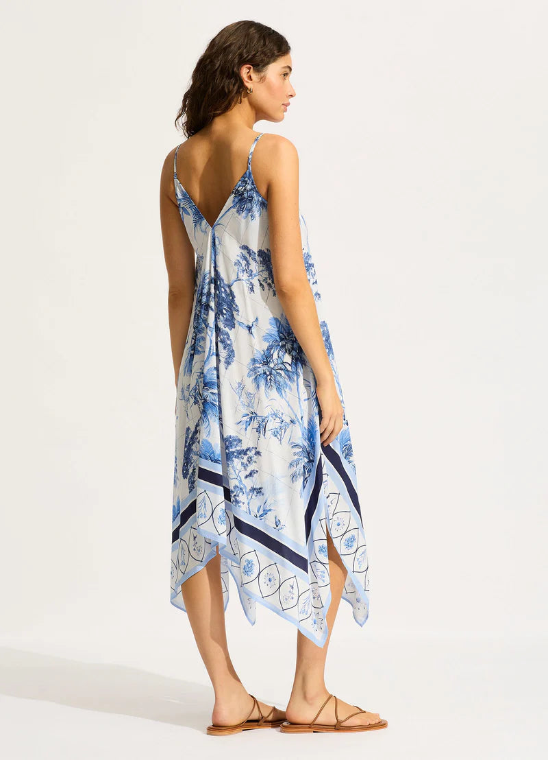 Seafolly Marbella V-Neck Scarf Dress