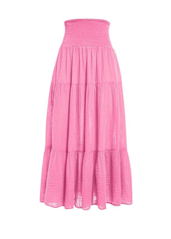 Felicite Smocked Gauze Maxi Skirt