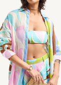 Vitamin A Playa Linen Boyfriend Shirt