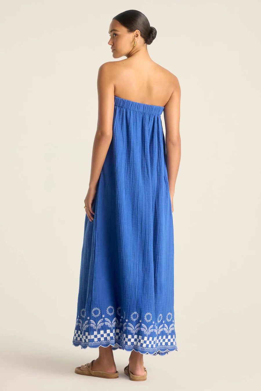 Vitamin A Mykonos Daya Embroidered Dress