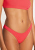 Vitamin A California High Leg Bikini Bottom - Coral Glow