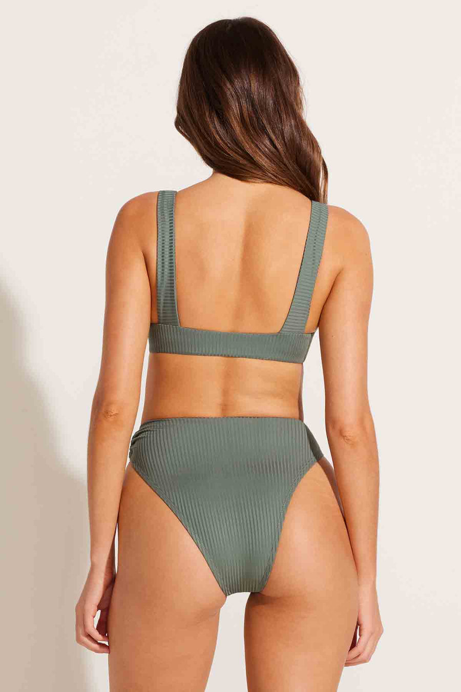 Vitamin A Lolita Bikini Bottom - Sea Green