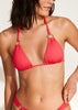 Vitamin A Cosmo Tri Bikini Top - Coral Glow