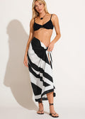 Vitamin A Samara Sarong - Sandbar Stripe